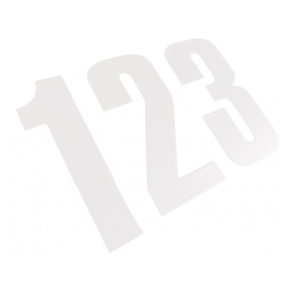 NUMBER 0-9 KIT WHITE 8"/20CM 20 PACK